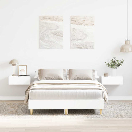 Bed Frame Without Mattress 180X200Cm Engineered Wood