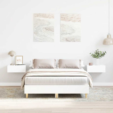 Bed Frame Without Mattress 180X200Cm Engineered Wood