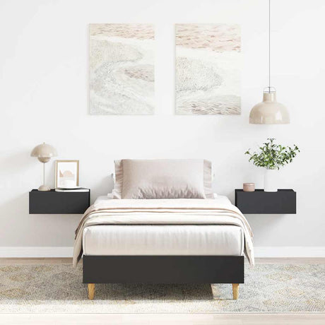 Bed Frame Without Mattress 180X200Cm Engineered Wood