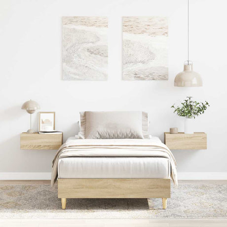 Bed Frame Without Mattress 180X200Cm Engineered Wood