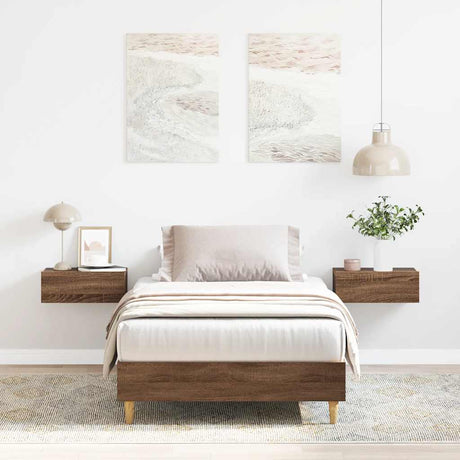 Bed Frame Without Mattress 180X200Cm Engineered Wood
