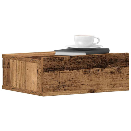 Floating Nightstand 40X30X15 Cm Engineered Wood