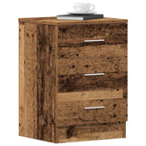 Bedside Cabinet 38X35X56 Cm Engineered Wood