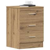 Bedside Cabinet 38X35X56 Cm Engineered Wood