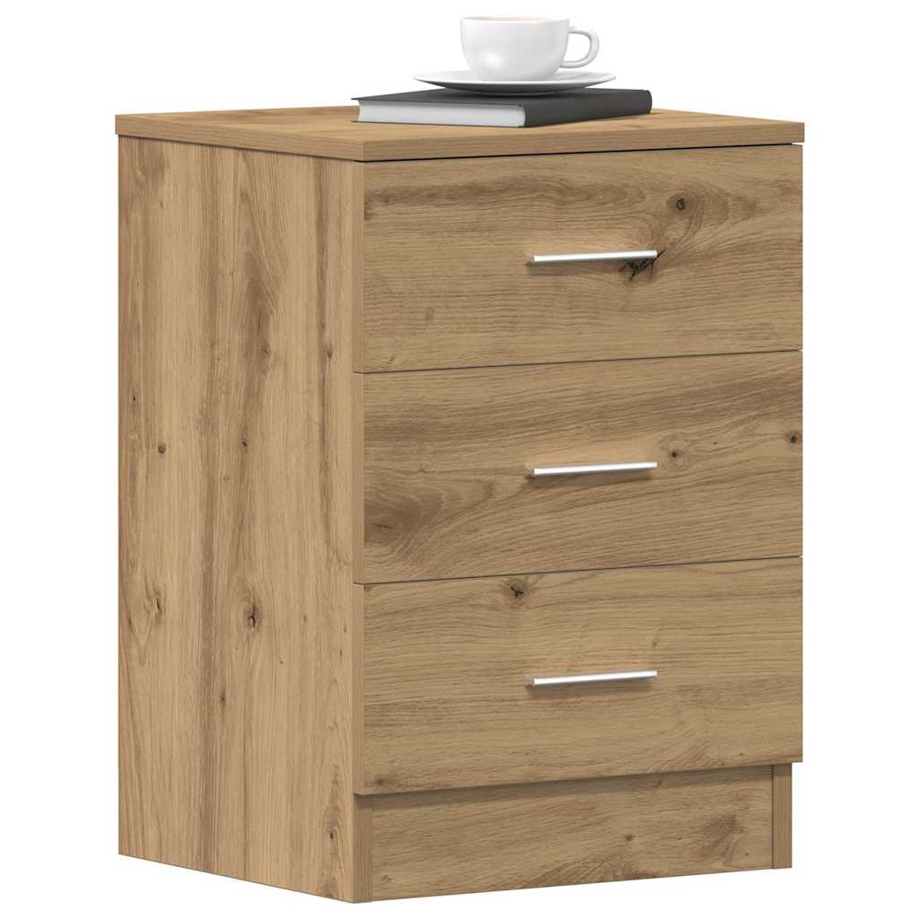 Bedside Cabinet 38X35X56 Cm Engineered Wood