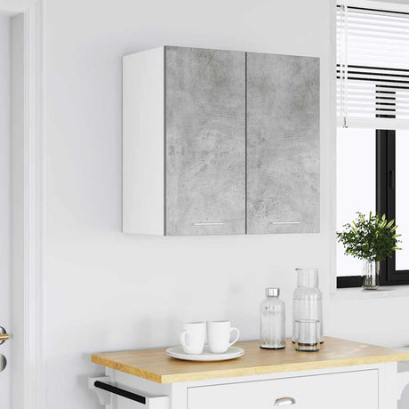 Kitchen Wall Cabinet Concrete Grey 60X31X60 Cm Engineered Wood