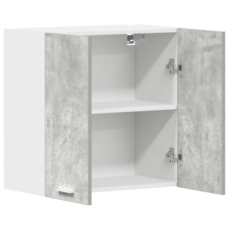 Kitchen Wall Cabinet Concrete Grey 60X31X60 Cm Engineered Wood