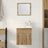 2 Piece Bathroom Furniture Set Engineered Wood