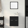 2 Piece Bathroom Furniture Set Engineered Wood