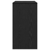 Console Table Black Oak 89x41x76.5 cm Engineered Wood