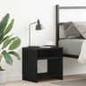 Bedside Cabinet White And Sonoma Oak 40X30X40 Cm Engineered Wood