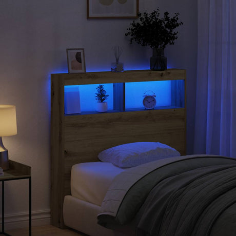 Headboard Cabinet With Led