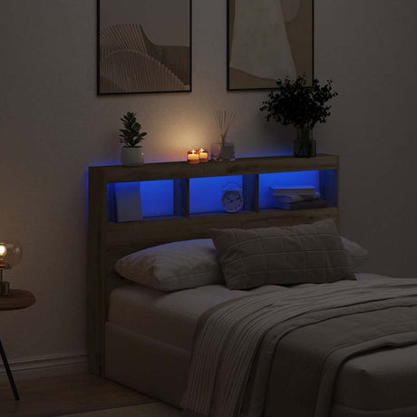 Headboard Cabinet With Led