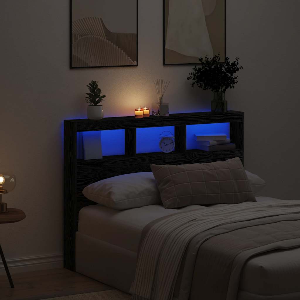 Headboard Cabinet With Led