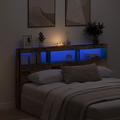 Headboard Cabinet With Led
