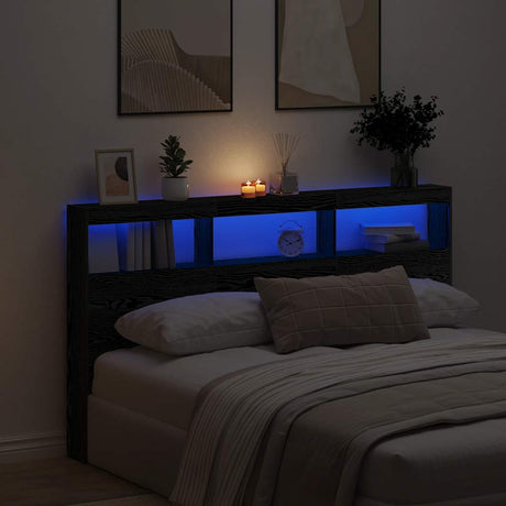 Headboard Cabinet With Led