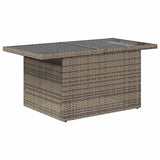 11 Piece Garden Sofa Set With Cushions Poly Rattan Acacia