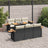 7 Piece Garden Sofa Set With Cushions Beige Poly Rattan Acacia