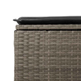 6 Piece Garden Sofa Set With Cushions Poly Rattan Acacia