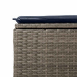 6 Piece Garden Sofa Set With Cushions Poly Rattan Acacia
