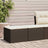 2 Piece Garden Sofa Set With Cushions Poly Rattan Acacia