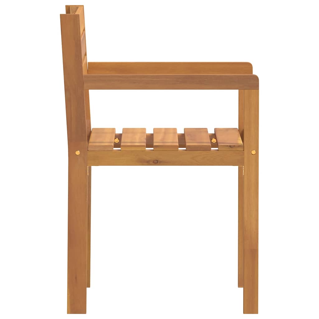 Garden Chairs 2 Pcs 50X53X80 Cm Solid Wood Acacia