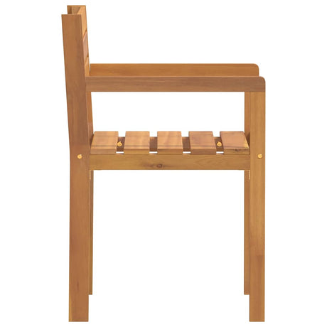 Garden Chairs 2 Pcs 50X53X80 Cm Solid Wood Acacia
