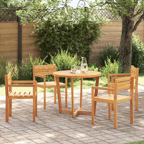 Garden Chairs 2 Pcs 50X53X80 Cm Solid Wood Acacia