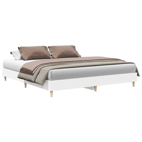 Bed Frame No Mattress Engineered Wood