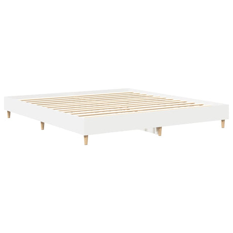 Bed Frame No Mattress Engineered Wood