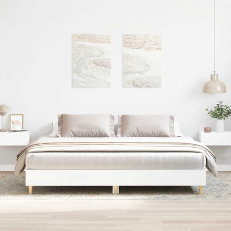 Bed Frame No Mattress Engineered Wood