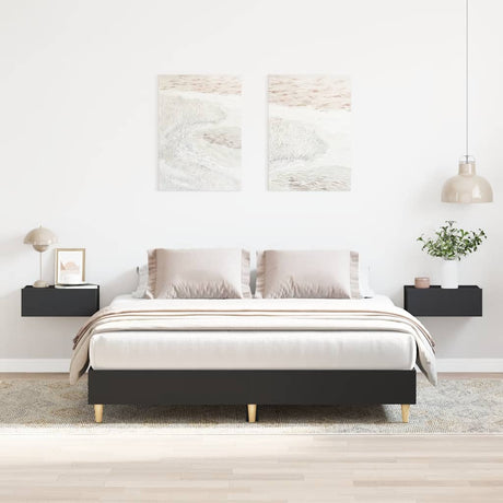 Bed Frame No Mattress Engineered Wood