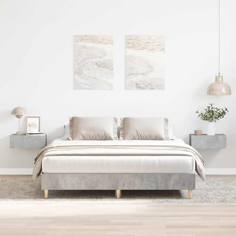 Bed Frame No Mattress Engineered Wood