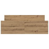 Bed Frame without Mattress Artisan Oak 135x190cm Engineered Wood