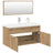 Bathroom Furniture Set Engineered Wood
