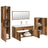 Bathroom Furniture Set Engineered Wood