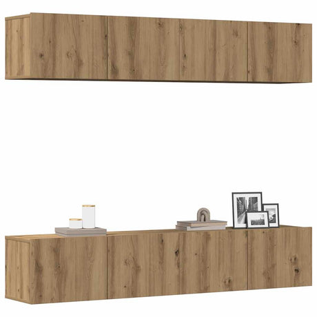 Tv Cabinets 4 Pcs 80X30X30 Cm Engineered Wood