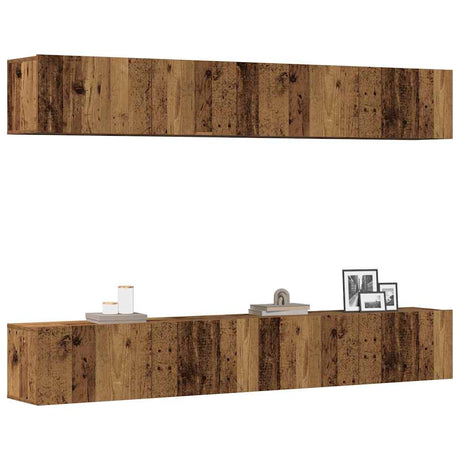 Tv Cabinets 4 Pcs 80X30X30 Cm Engineered Wood
