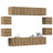 8 Piece Tv Cabinet Set Engineered Wood
