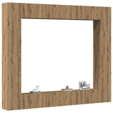 8 Piece Tv Cabinet Set Wall-Mounted Engineered Wood,  Tv Stand 80X30X30 Cm Made Of Engineered Wood,  Wall-Mounted Tv Cabinets - 2 Pcs , 30.5X30X90 Cm, Made From Engineered Wood