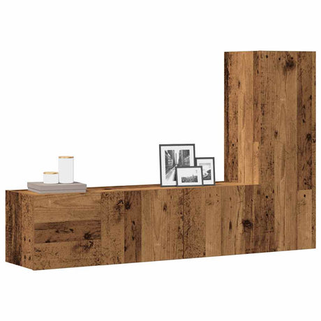 5 Piece Tv Cabinet Set Engineered Wood