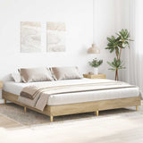 Bed Frame Without Mattress 180X200Cm Engineered Wood