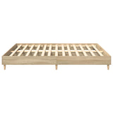 Bed Frame Without Mattress 180X200Cm Engineered Wood