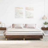 Bed Frame Without Mattress 180X200Cm Engineered Wood