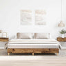 Bed Frame Without Mattress 180X200Cm Engineered Wood