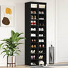 Shoe Cabinet 54X34X183 Cm Engineered Wood