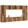 Wall Mounted Tv Cabinets 8 Pcs Engineered Wood