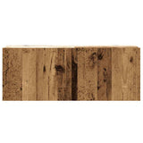 5 Piece Tv Cabinet Set Wall-Mounted Old Wood Engineered Wood