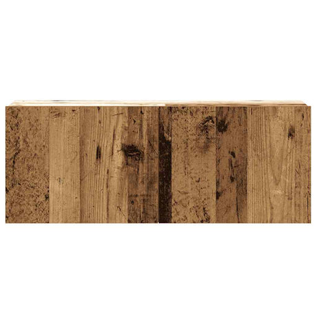 5 Piece Tv Cabinet Set Wall-Mounted Old Wood Engineered Wood