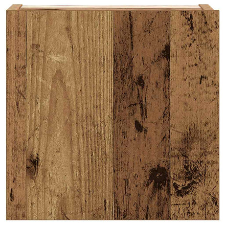 5 Piece Tv Cabinet Set Wall-Mounted Old Wood Engineered Wood